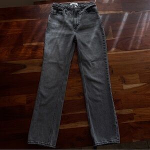 Abercrombie & Fitch High Rise Ankle Straight Jeans size 25 0L